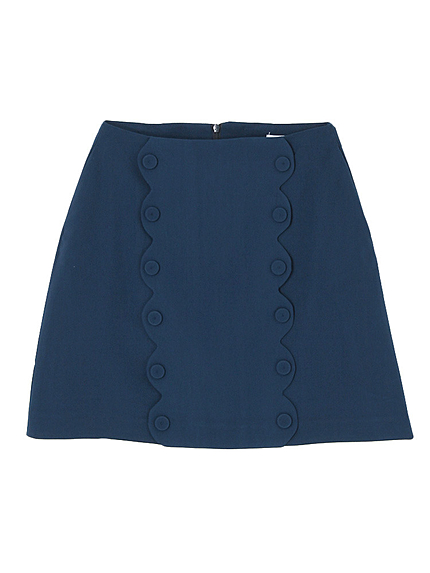 スカラップ台形スカート