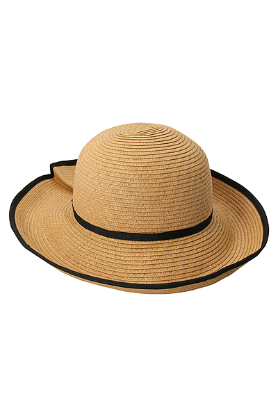 FRANNY グログラントリミングストローハット