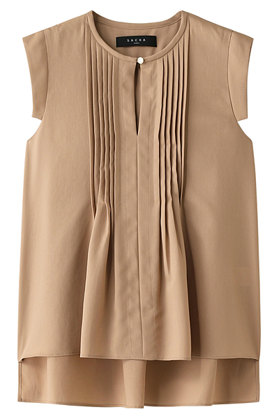 ピンタックブラウス