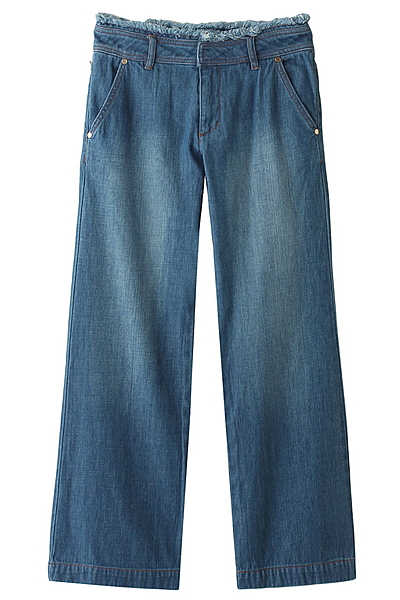 デニムフレアパンツ