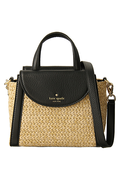 COBBLE HILL STRAW SMALL ADRIEN ハンドバッグ