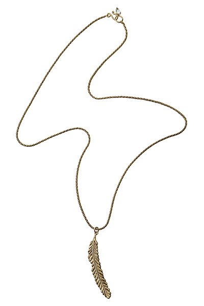 フェザーネックレス