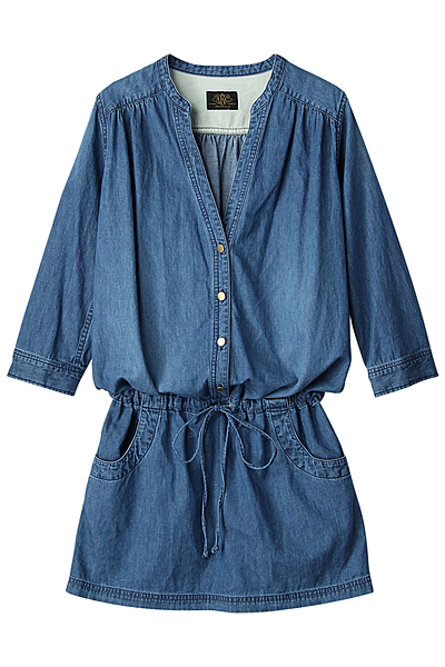 デニムシャツワンピース
