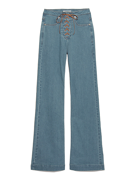 デニムバギーパンツ