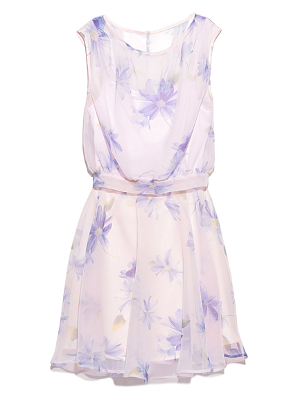 オーガンジーフラワーセットアップ