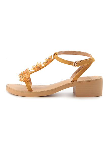 ビジューサンダル