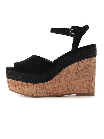 ジュートウエッジサンダル