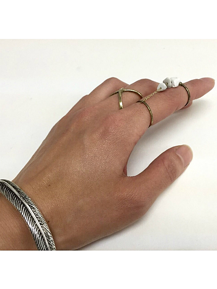 マーブルストーンリング