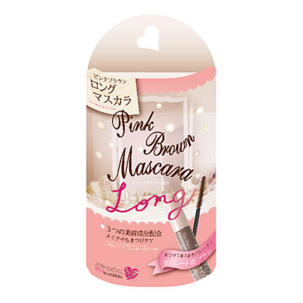ピンクブラウン ロングマスカラ
