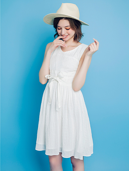 【sc】ふんわりリボンワンピース