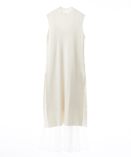 ノースリロングニットコンビOP