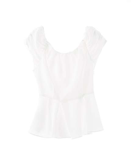 ギャザーペプラムBL