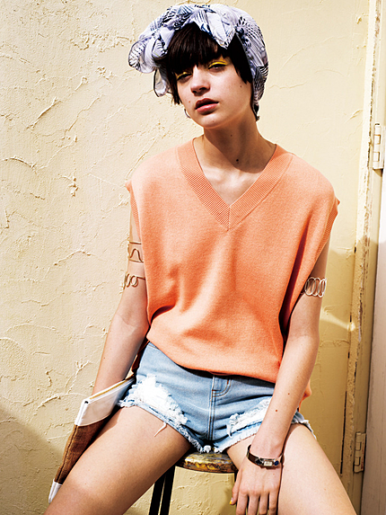 【CASUAL】オーバーニットチュニック