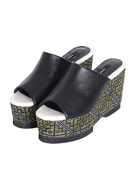 【SHOES】トライバルソールサンダル