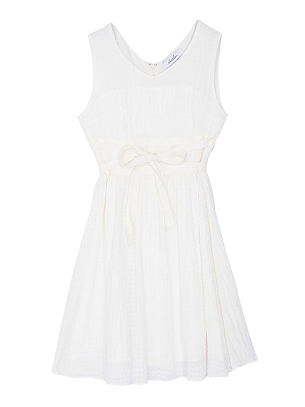 ふんわりリボンワンピース