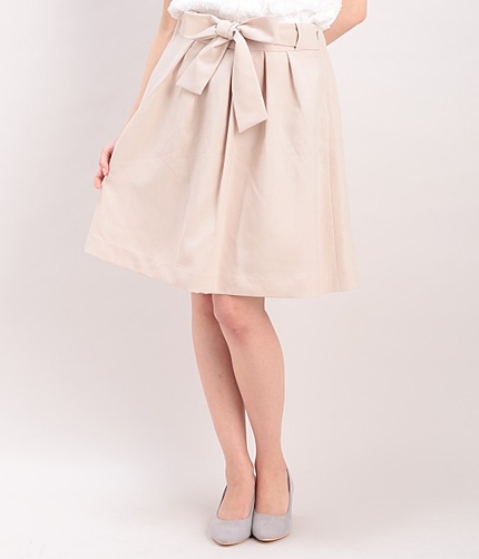 【4WAY】タックギャザーフレアスカート