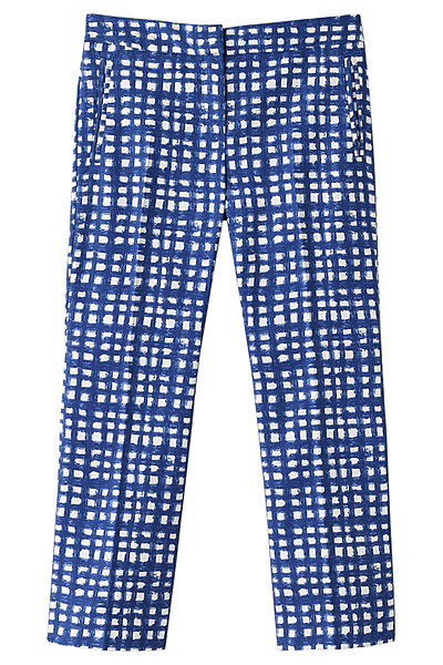 チェック柄パンツ