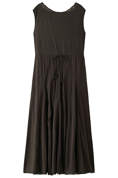 【wa...lance★★】刺繍ノースリーブマキシワンピース