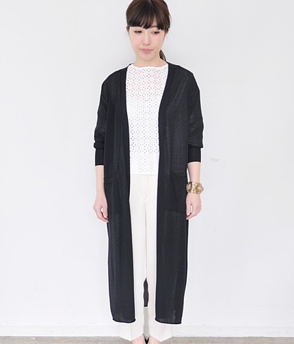 【InRed6月号掲載】UVロング丈カーディガン