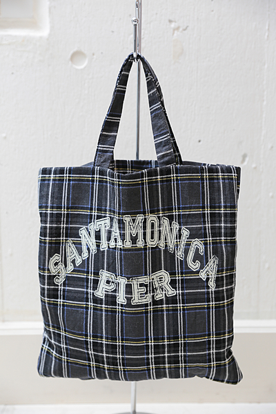 ロゴチェック2wayトート