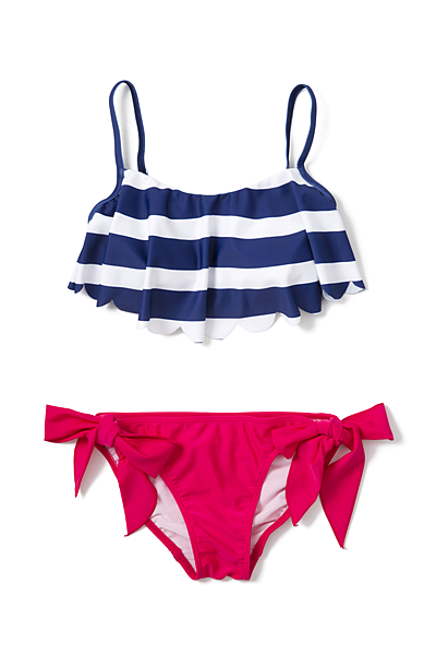 MILKFED. ×Op STRIPED BIKINI