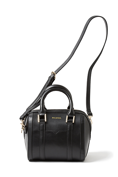 LEATHER MINI BOSTON BAG