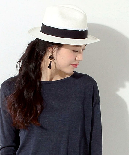 <SENSI STUDIO(センシ スタジオ)>フリンジバンド ハット