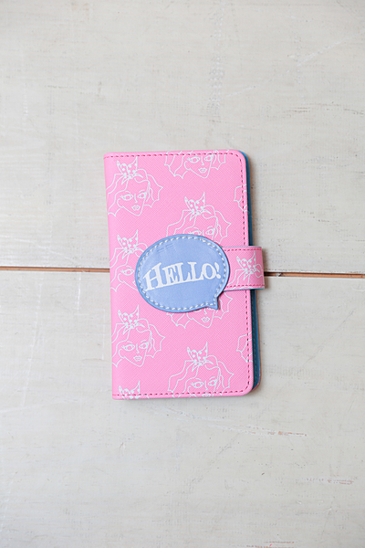 総柄スマホカバー