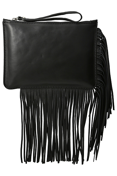 フリンジクラッチバッグ