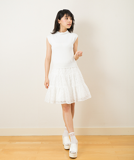 ノースリニット×ボリュームOP