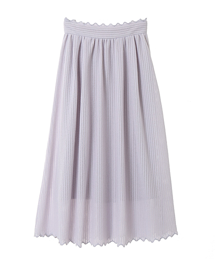 カットワークレーススカート