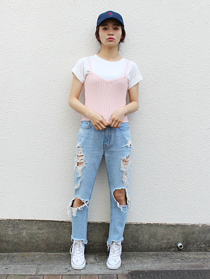 サマーニットビスチェ