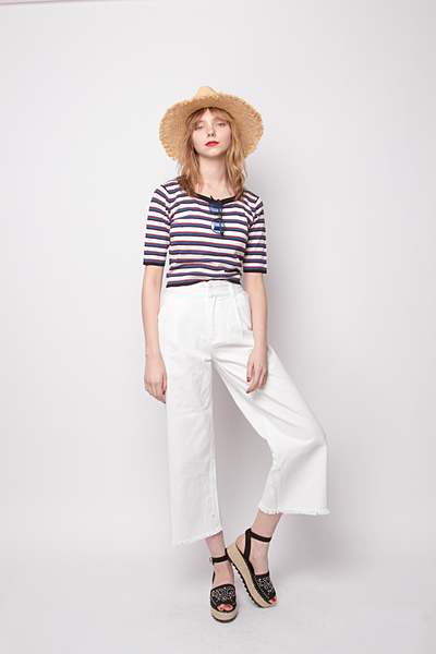 デニムワイドパンツ