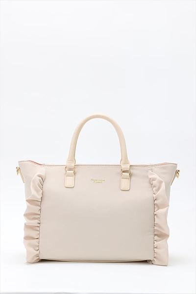 フリルトートバッグ