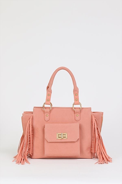 スエードフリンジバッグ