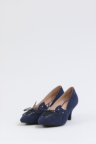 CATレースアップパンプ