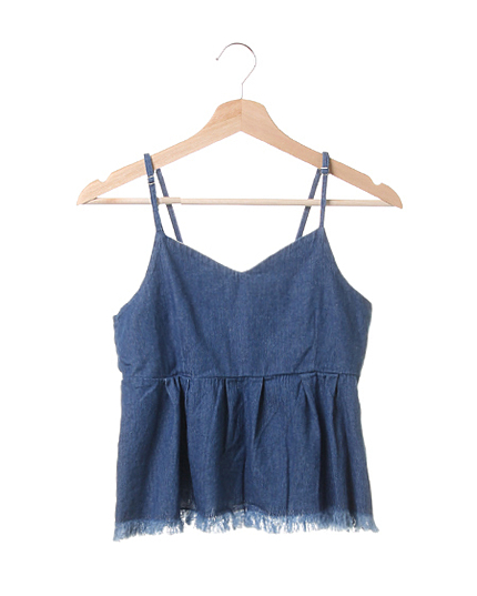 カットオフデニム／キャミ