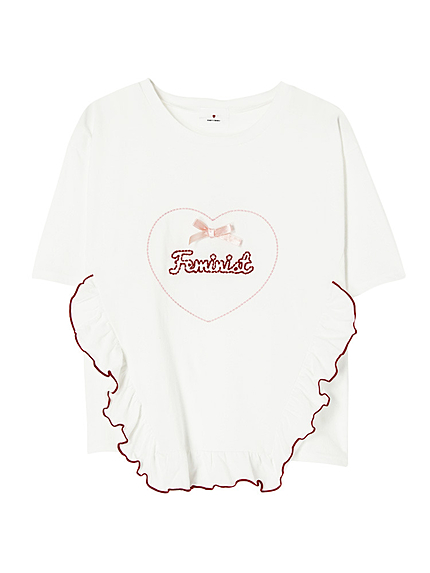 HeartFeministTシャツ