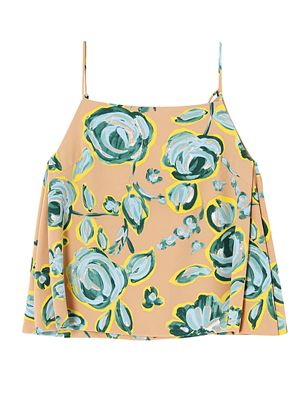 Drawing flowerキャミソール