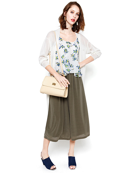 【CASUAL】アンクルカットスカンツ