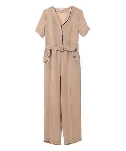 半袖オールインワン