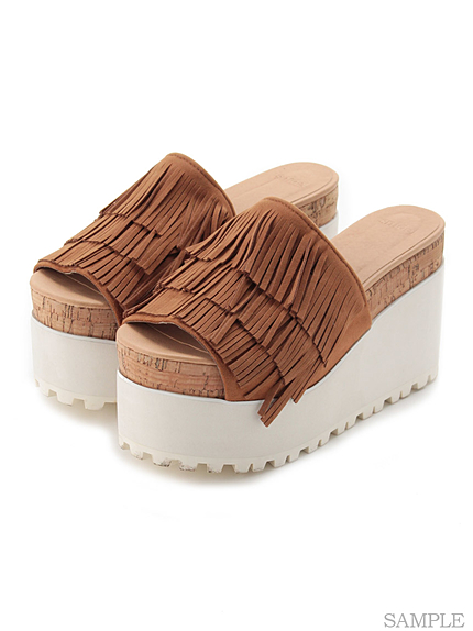 2段ソールサンダル