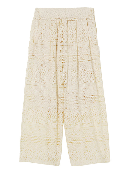 【se】レースギャザーパンツ