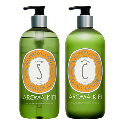 AROMAKIFI モイスト&スムースシャンプー/コンディショナー