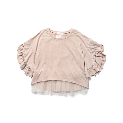 CAROLINA GLASER / 袖フリル ツインTシャツ