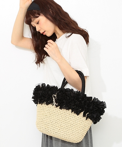 CAROLINA GLASER / フリルカゴバッグ