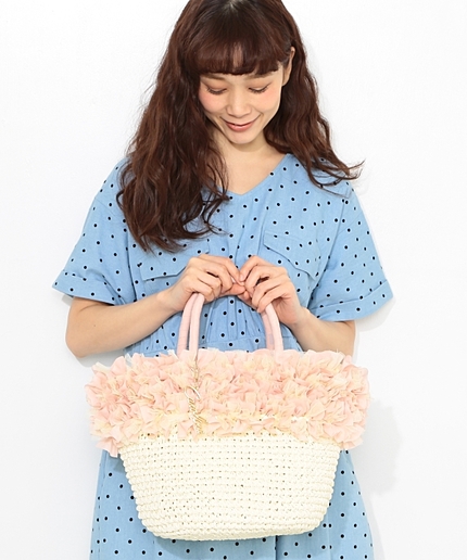 CAROLINA GLASER / フリルカゴバッグ