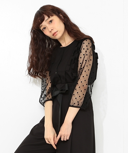 CAROLINA GLASER / フリルブラウス