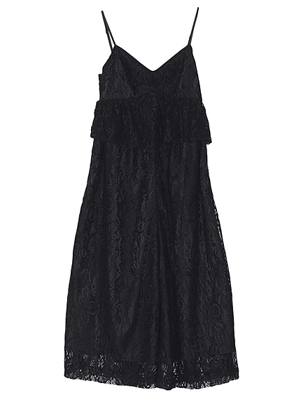 レースキャミロンパース