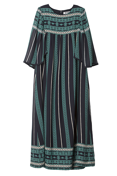 PRINTED CHIFFON DRESS